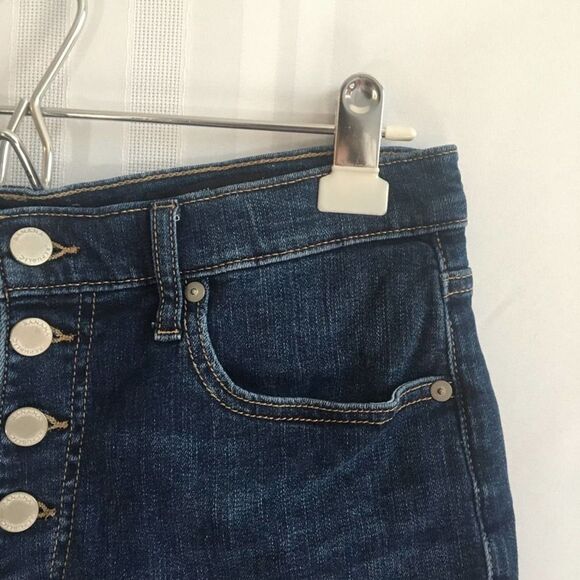 Banana Republic High Rise 3” Button Fly Shorts Size 29 Raw Hem Cutoff Hi Waisted - Picture 3 of 9